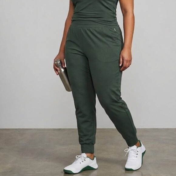 Eddie Bauer Pants - Eddie Bauer Women's Size Large Green Lounge Jogger Pants Performance Stretch Sof